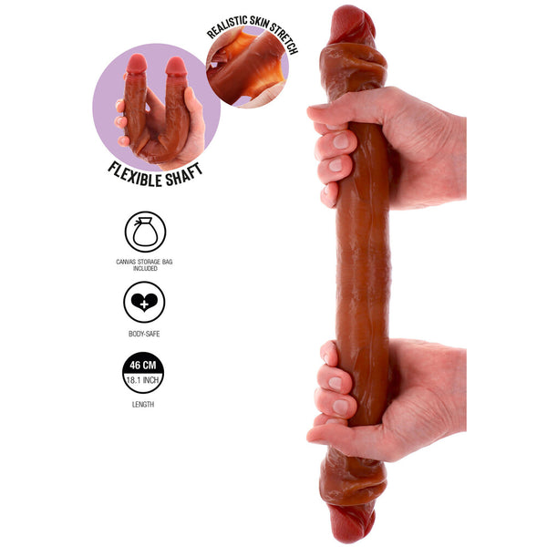 ToyJoy Silicone Foreskin Double Dong 18 Inches - Eroticon Ltd