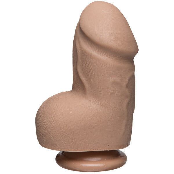 The D Fat D 6 Inch Vanilla Dildo With Balls - Eroticon Ltd