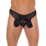 Mens Black Animal Pouch - Eroticon Ltd
