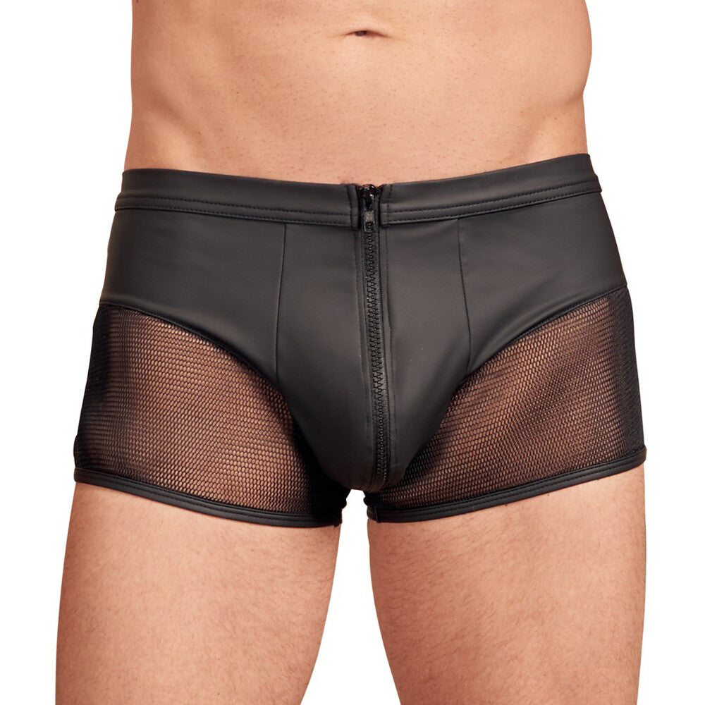 NEK Matte Look Pants With Zip Opening Black - Eroticon Ltd