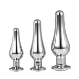 Gleaming Butt Plug Set Silver - Eroticon Ltd