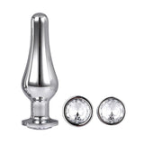 Gleaming Butt Plug Set Silver - Eroticon Ltd