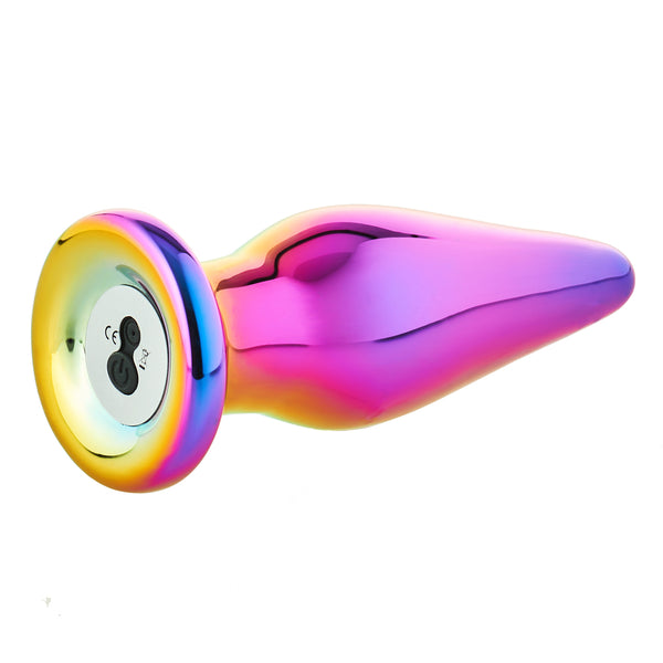Glamour Glass Remote Control Tapered Butt Plug - Eroticon Ltd