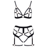Bondage Strappy Bra Set - Eroticon Ltd