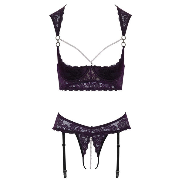 Cupless and Crotchless Bra Set - Eroticon Ltd