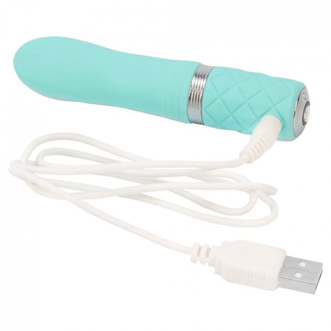 Pillow Talk Flirty Rechargeable Bullet Teal - Eroticon Ltd
