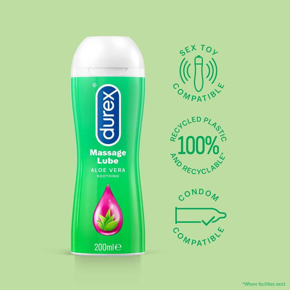 Durex Massage Lube Aloe Vera Soothing 200ml