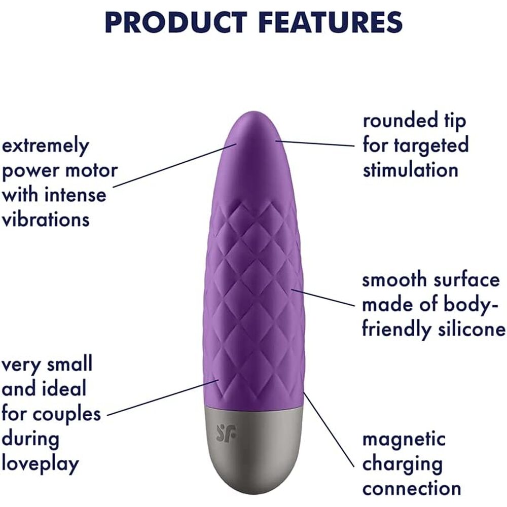 Satisfyer Ultra Power Bullet 5 Violet - Eroticon Ltd
