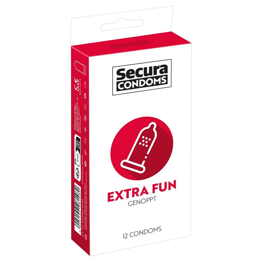 Secura Condoms 12 Pack Extra Fun - Eroticon Ltd