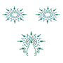 Petits Joujoux Gloria Nipple And Vagina Pasties Green - Eroticon Ltd