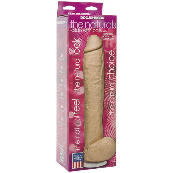 The Naturals 12 Inch Dong With Balls - Eroticon Ltd