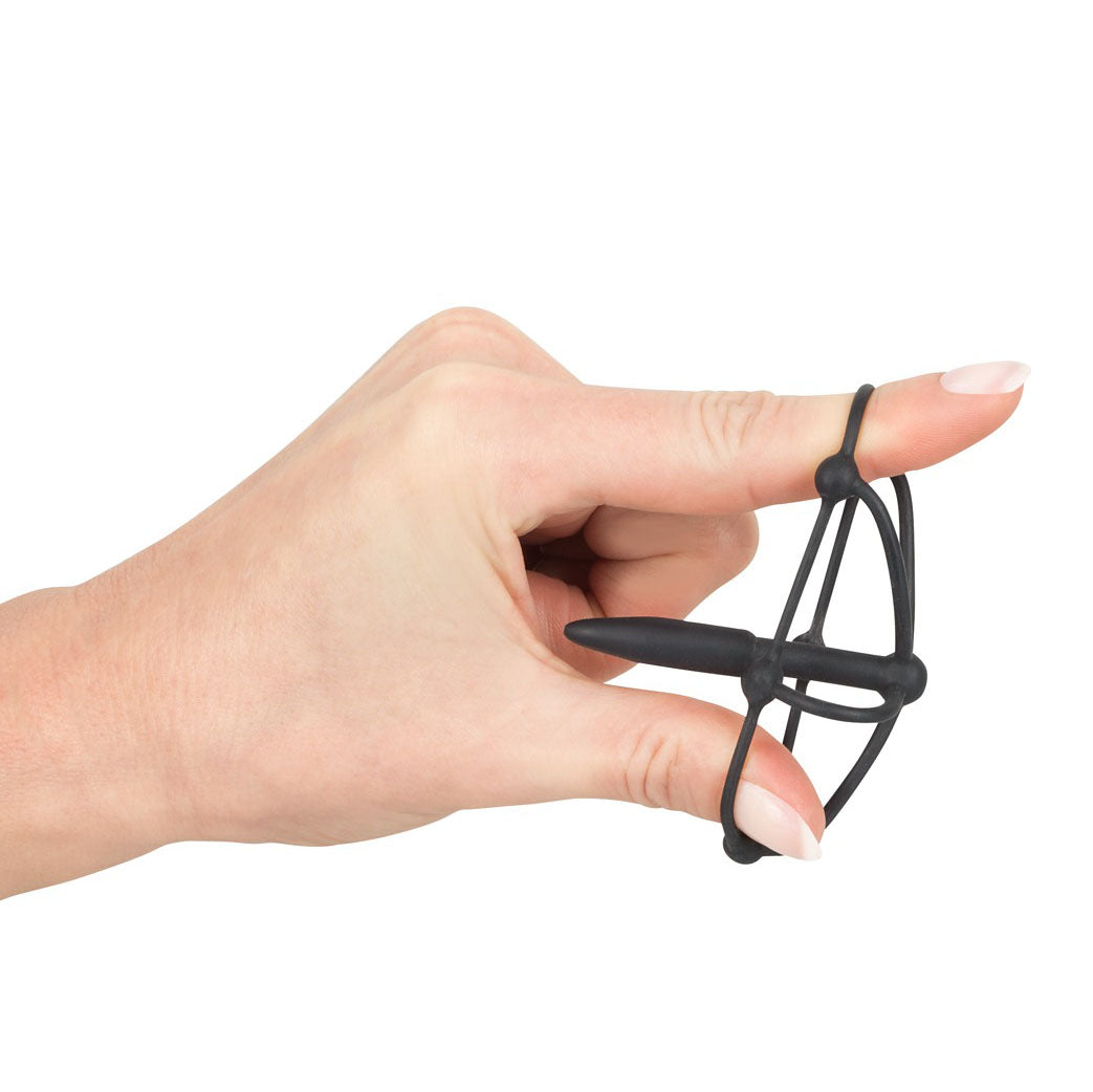 Silicone Penis Plug WIth Glans Cage - Eroticon Ltd