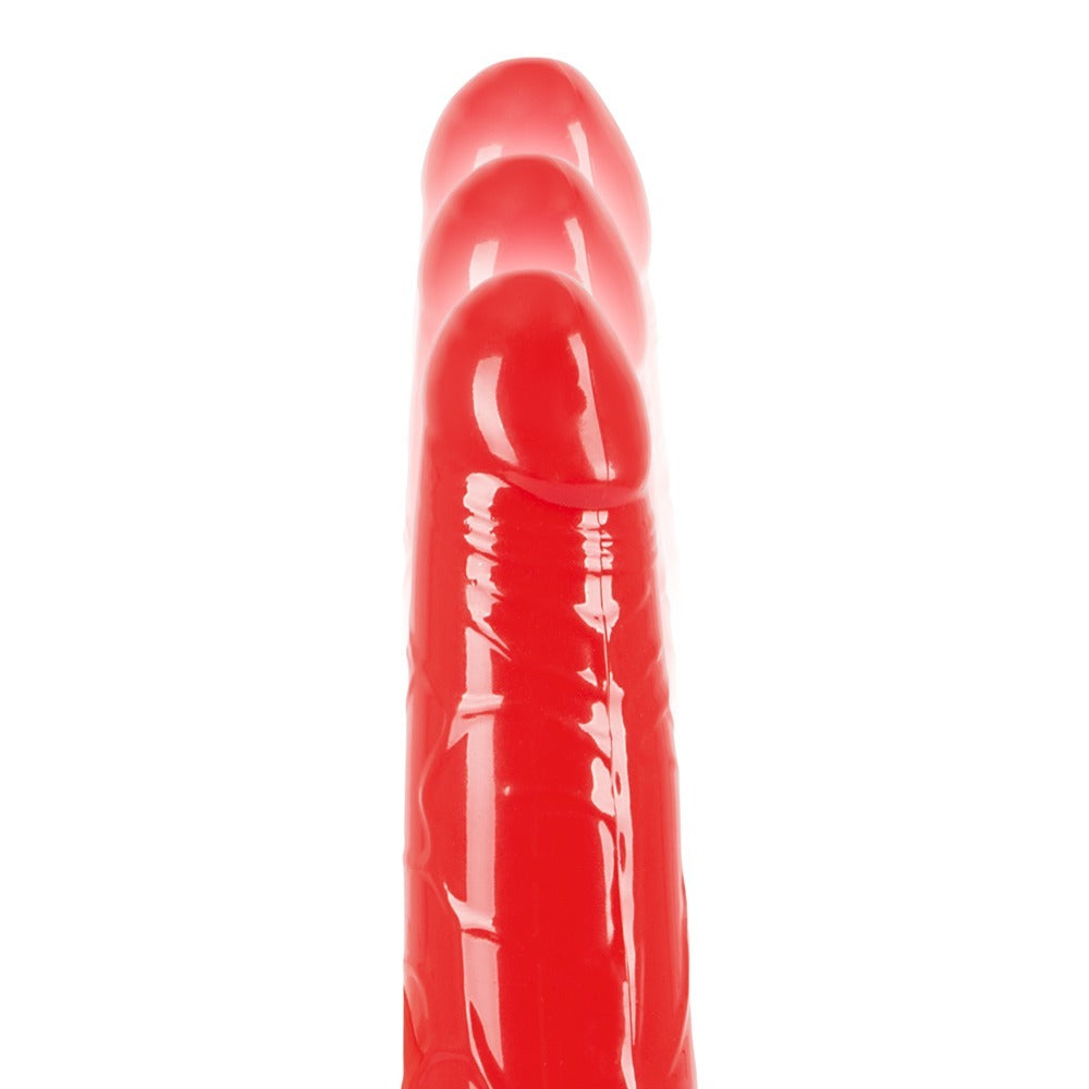 Red Push Standard Vibrator - Eroticon Ltd