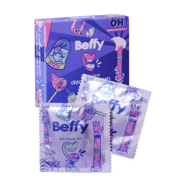 Beffy Ultra Thin Oral Pleasure Dams 2 Pieces - Eroticon Ltd