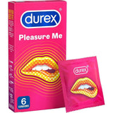 Durex Pleasure Me Ribbed And Dotted Condoms 6 Pack - Eroticon Ltd