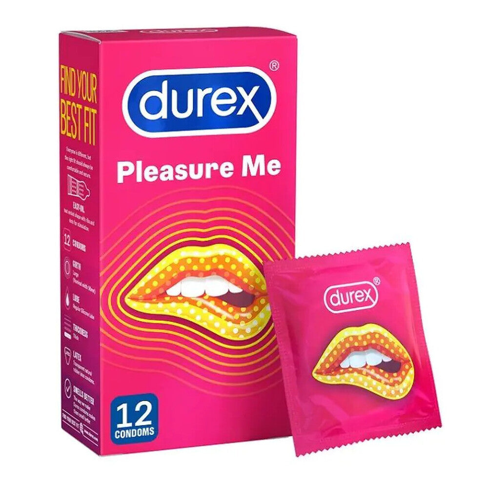 Durex Pleasure Me Ribbed And Dotted Condoms 12 Pack - Eroticon Ltd