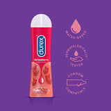Durex Strawberry Gel Lubricant 100ml - Eroticon Ltd