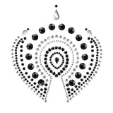 Bijoux Indiscrets Flamboyant Rhinestone Jewellery Black Silver - Eroticon Ltd