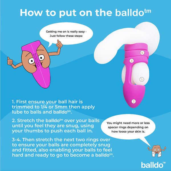 Balldo The Worlds First Ball Dildo Purple - Eroticon Ltd
