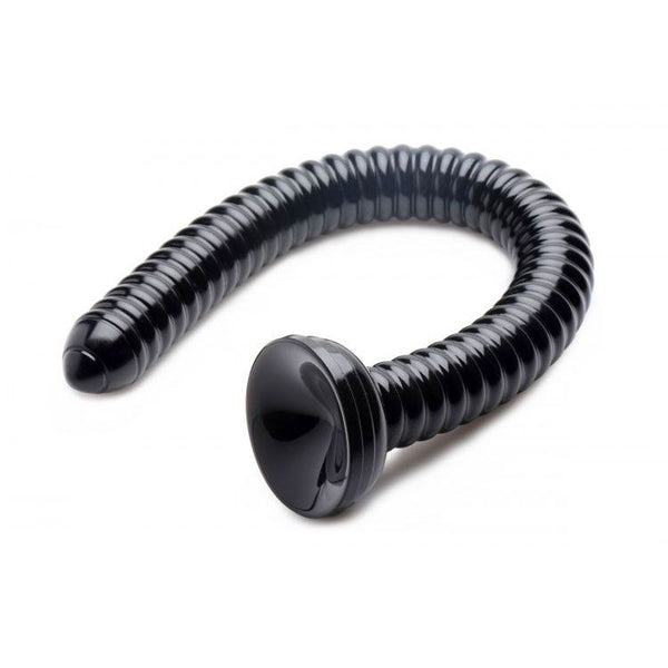 Hosed 19 Inch Ribbed Anal Snake Dildo - Eroticon Ltd