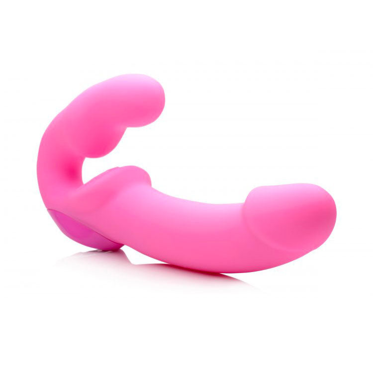 Strap U Urge Rechargeable Vibrating Strapless Strap On With Remo