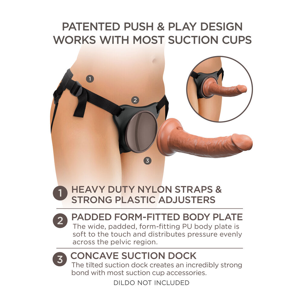 King Cock Comfy Body Dock Strap On Harness - Eroticon Ltd