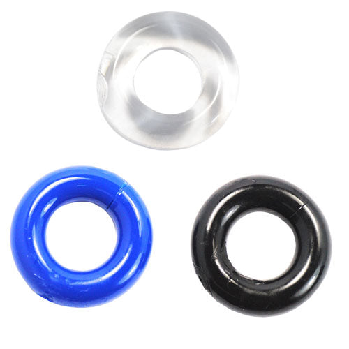 Tempt Ation Triple Pack Doughnuts Cockrings - Eroticon Ltd