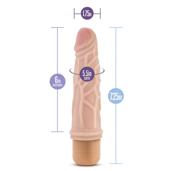 Dr. Skin Cock Vibe 3 Vibrating Cock 7.25 Inches