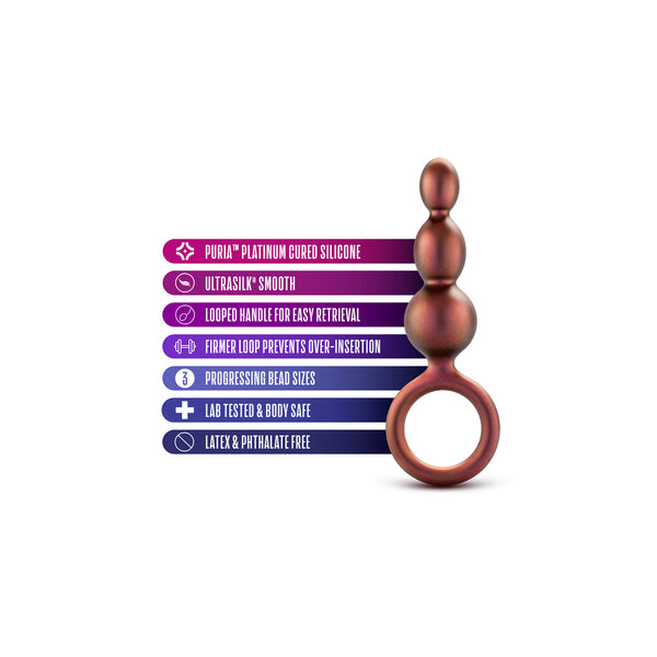 Anal Adventures Matrix Beaded Loop Butt Plug - Eroticon Ltd