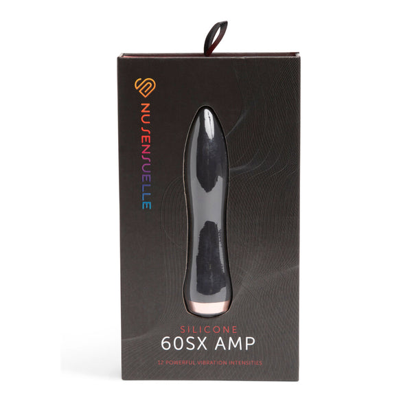 Nu Sensuelle Silicone 60SX AMP Bullet Black - Eroticon Ltd