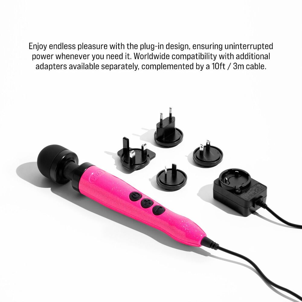 Doxy Die Cast Wand Massager 3 HOT PINK