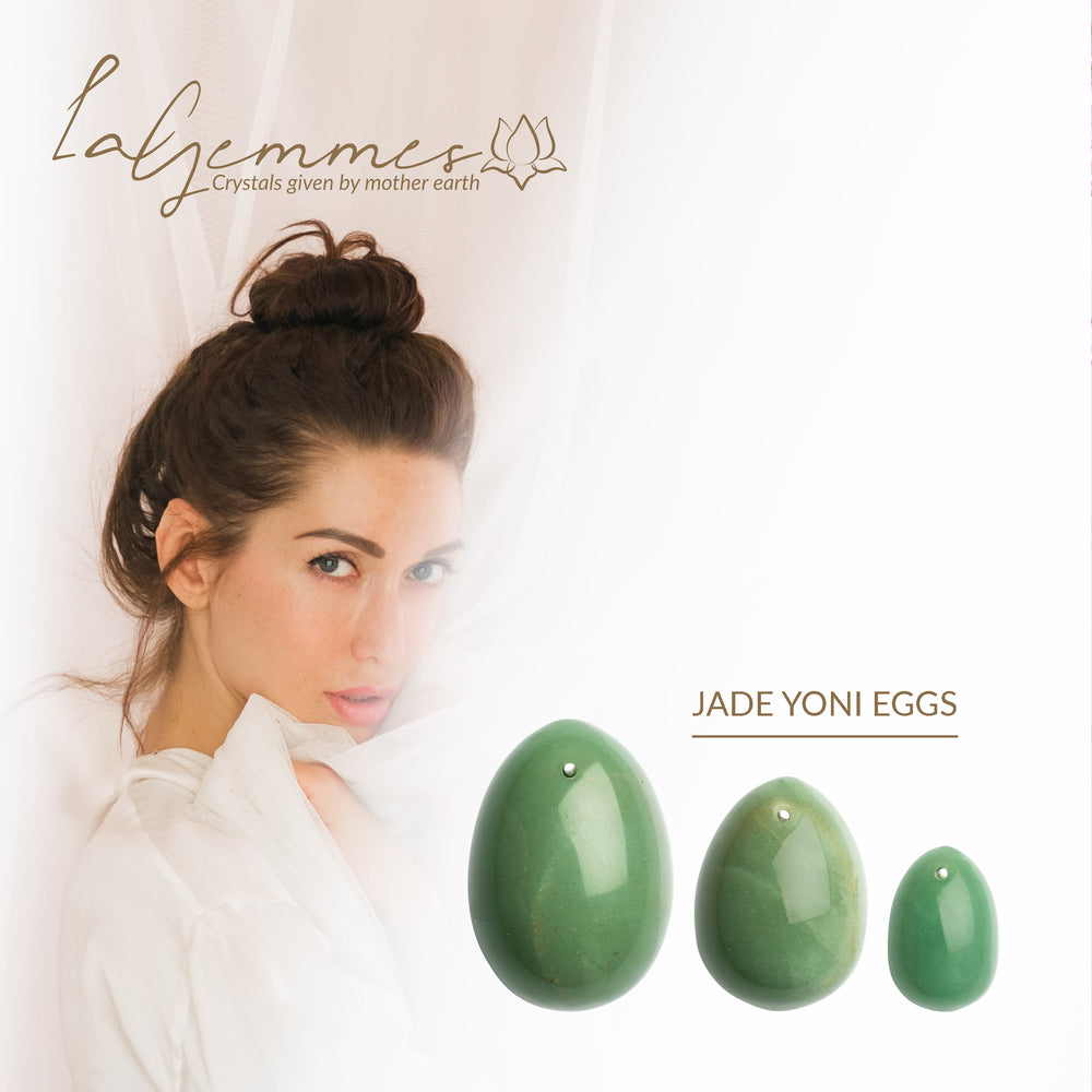 La Gemmes Yoni Egg Set Jade - Eroticon Ltd