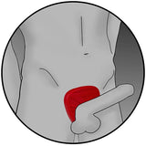 Electrastim Silicone Fusion Viper BiPolar Cock Ring - Eroticon Ltd