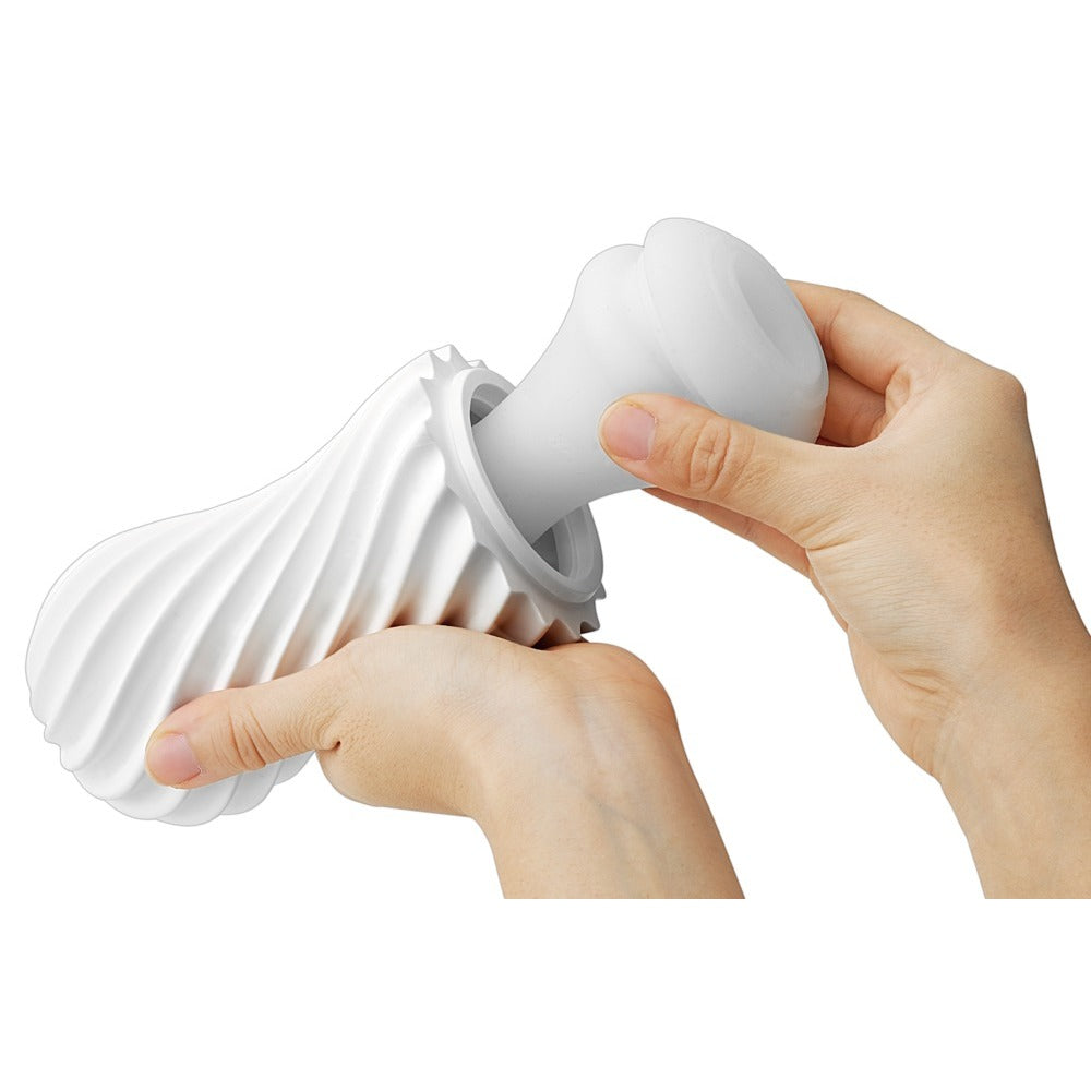 Tenga Flex Silky White Masturbator - Eroticon Ltd