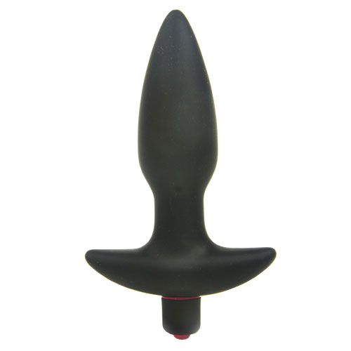 Silicone Butt Plug With Vibrating Bullet - Eroticon Ltd
