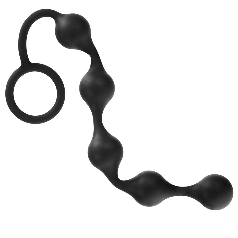 Onyx Silicone Anal Beads - Eroticon Ltd