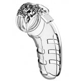 Man Cage 06 Male 5.5 Inch Clear Chastity Cage - Eroticon Ltd