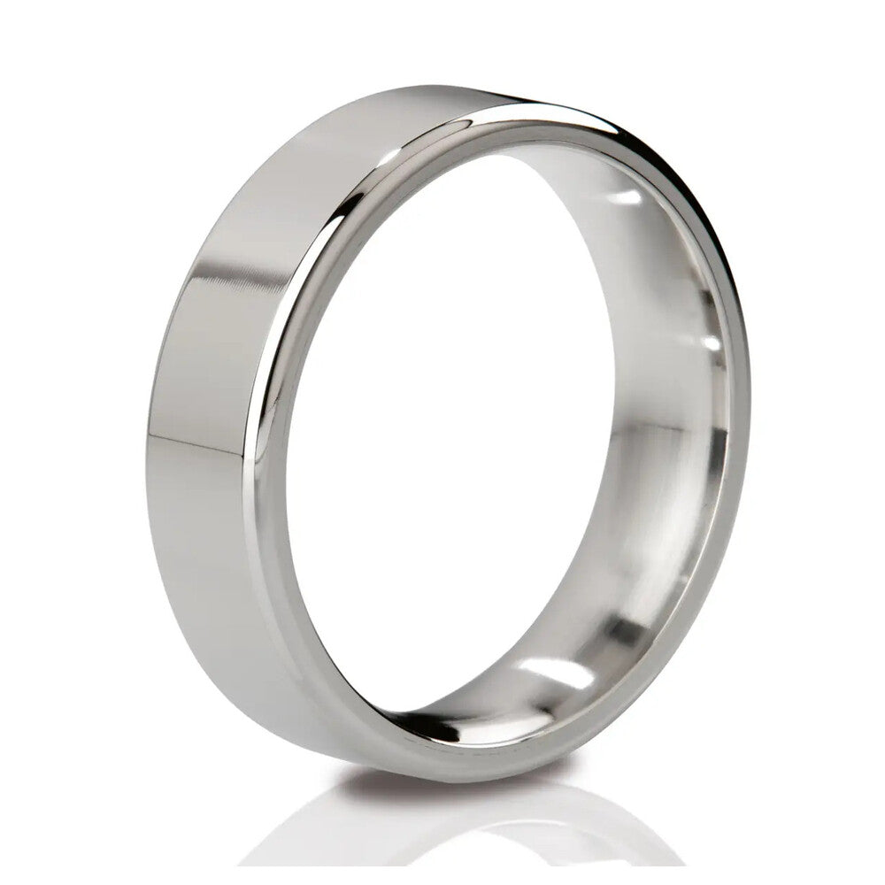 MyStim Duke Stainless Steel Polished Cock Ring - Eroticon Ltd