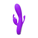Double Bunny 12 speed Silicone Vibe Purple - Eroticon Ltd