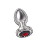 Ass Sation Remote Vibrating Butt Plug Silver - Eroticon Ltd