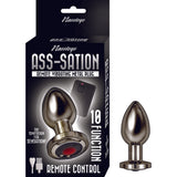 Ass Sation Remote Vibrating Butt Plug Black - Eroticon Ltd