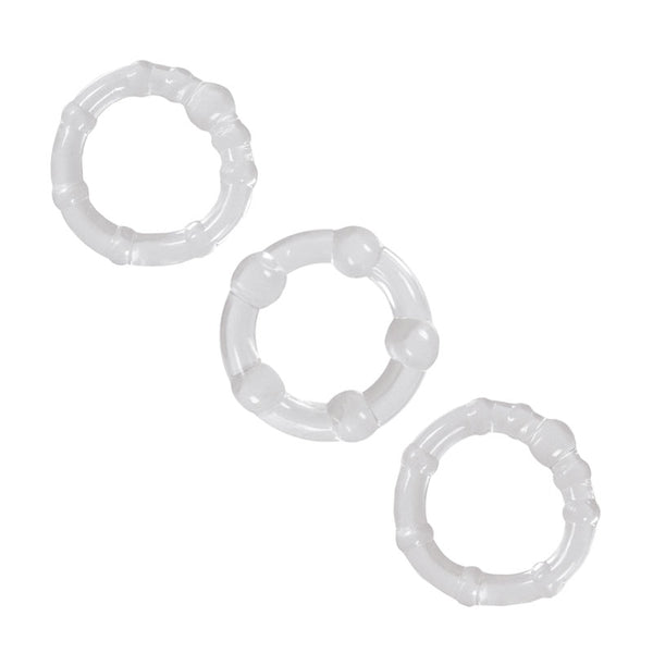 NS Novelties Renegade Intensity Rings Cockrings Clear - Eroticon Ltd