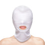 Fetish and Fashion Mouth Hood White