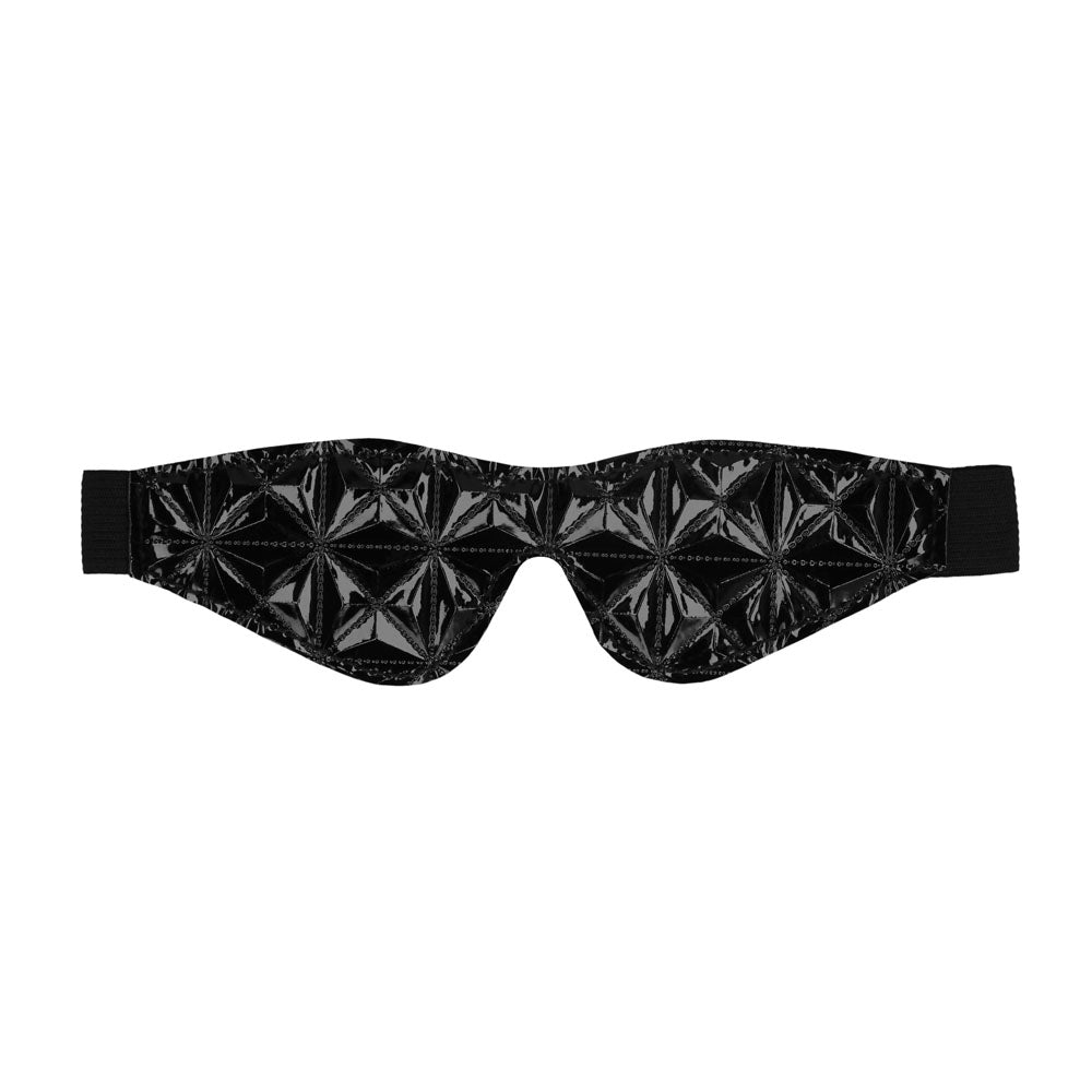 Ouch Black Luxury Eye Mask - Eroticon Ltd