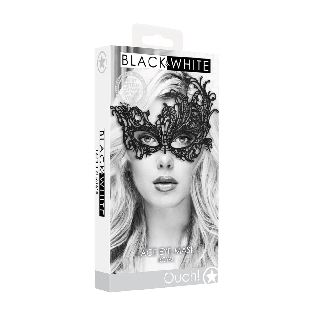 Ouch Lace Eye Mask Royal - Eroticon Ltd