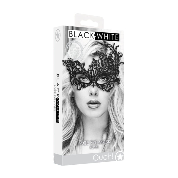 Ouch Lace Eye Mask Royal - Eroticon Ltd