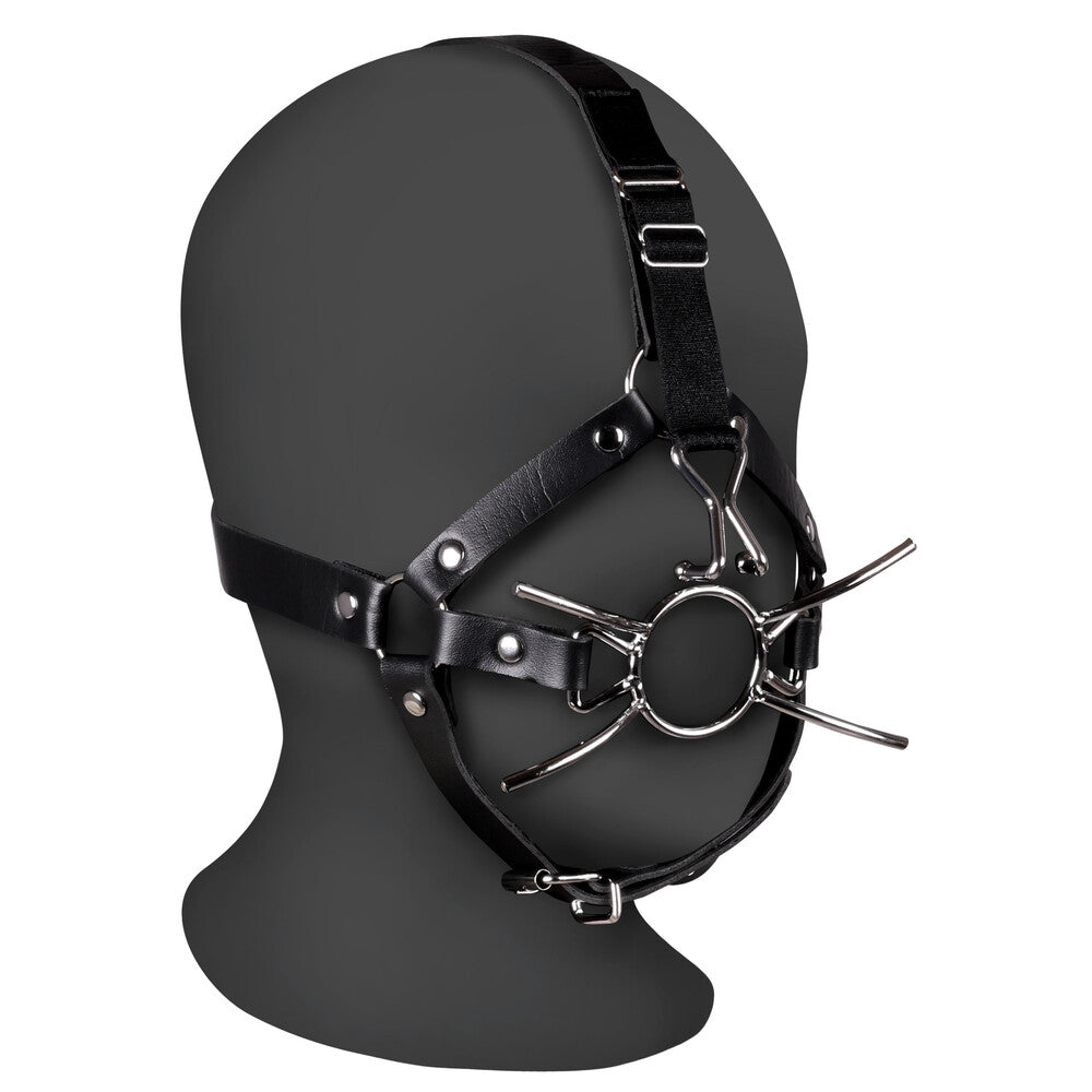 Ouch Xtreme Head Harness With Spider Gag And Nose Hooks - Eroticon Ltd