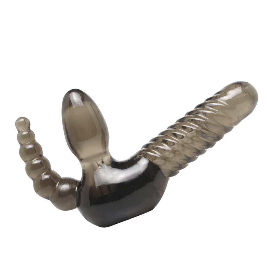 Fetish Fantasy Series Strapless Dildo Strap On With Anal Beads - Eroticon Ltd
