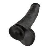 King Cock 15 Inch Cock with Balls Black - Eroticon Ltd