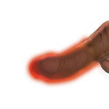 King Cock Plus Triple Threat 7.5 Inch Thrusting Cock Flesh Brown - Eroticon Ltd